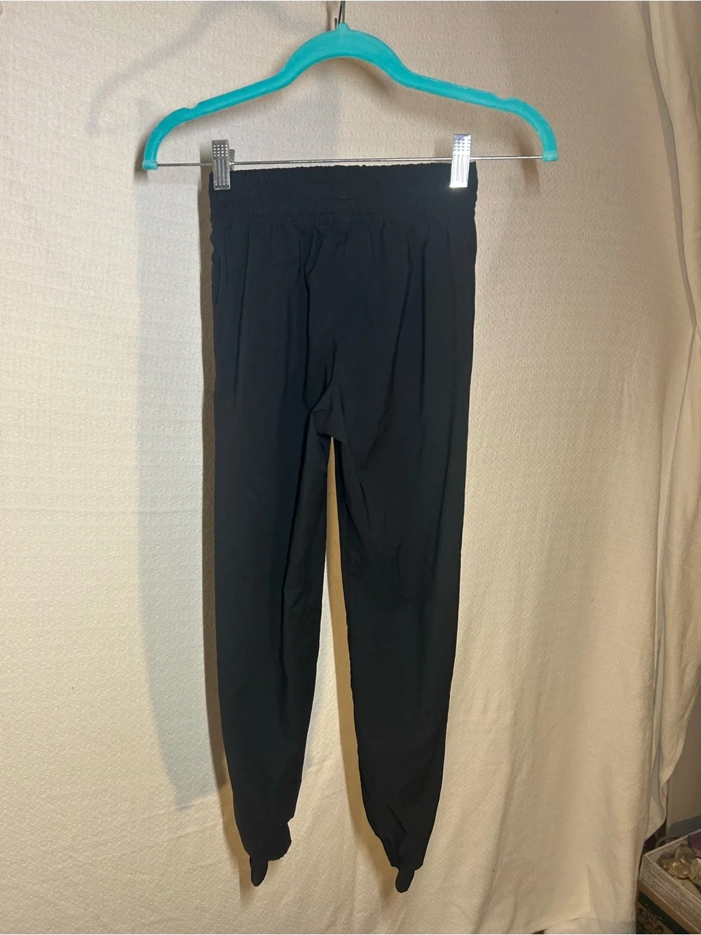 Nike Black Kids Jogger Sweatpants with White Swoosh